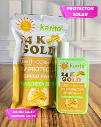 Protector solar 24k gold